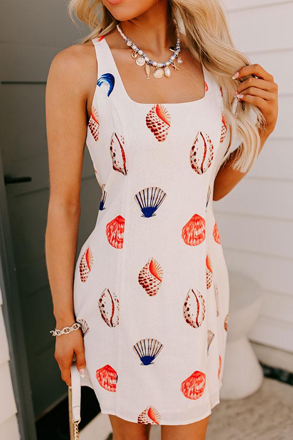 Impressions Beach Retreat Linen-Blend Mini Dress