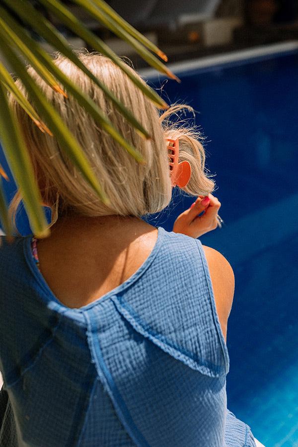 Impressions Beach Tripping Hair Claw Clip In Coral