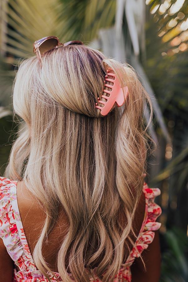 Impressions Beach Tripping Hair Claw Clip In Pink