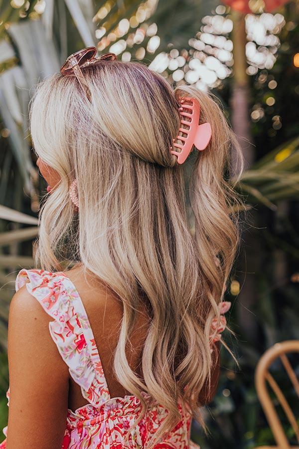 Impressions Beach Tripping Hair Claw Clip In Pink