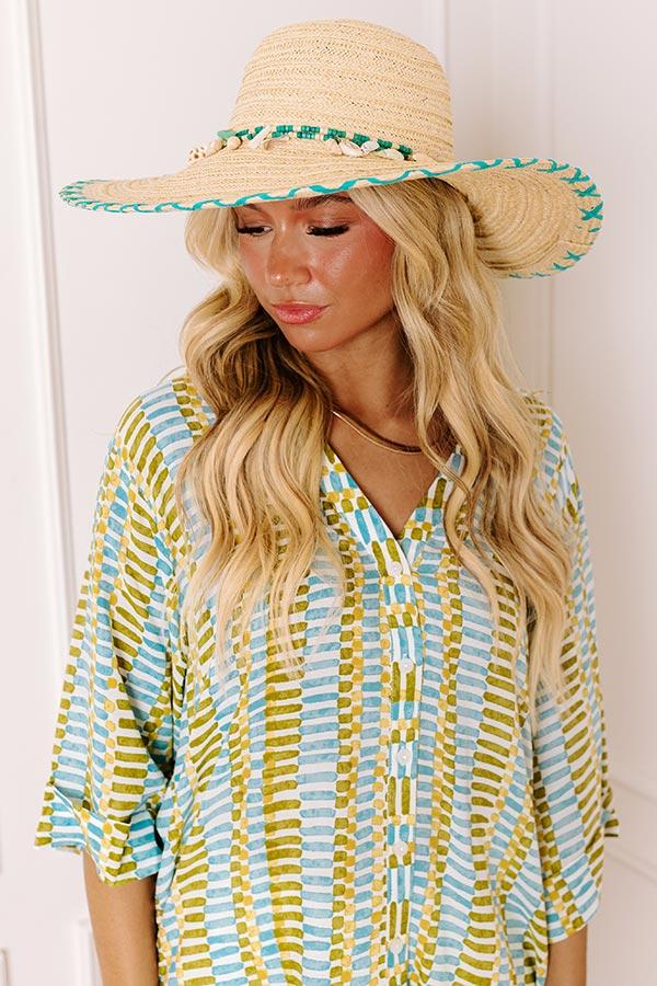 Impressions Beachside Bliss Raffia Woven Sunhat