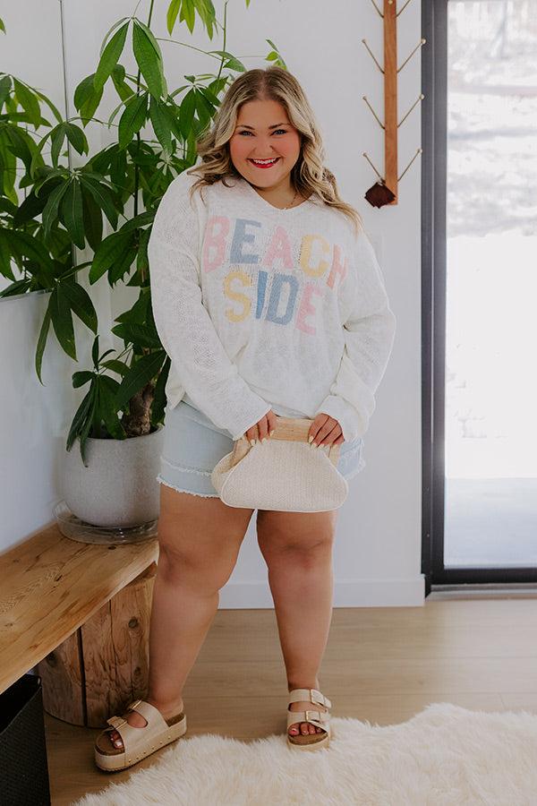 Impressions Beachside Knit Sweater Curves