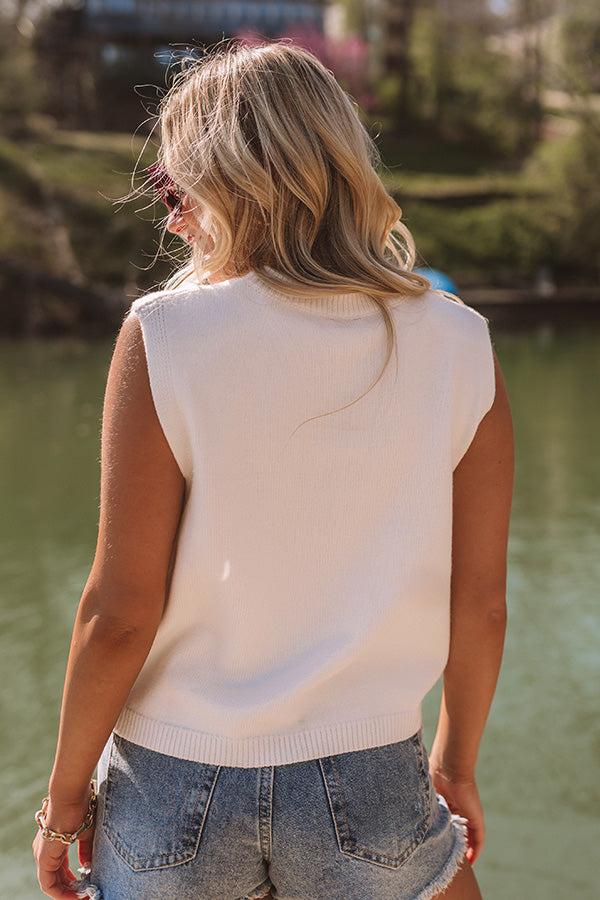 Impressions Beary Patriotic Embroidered Top