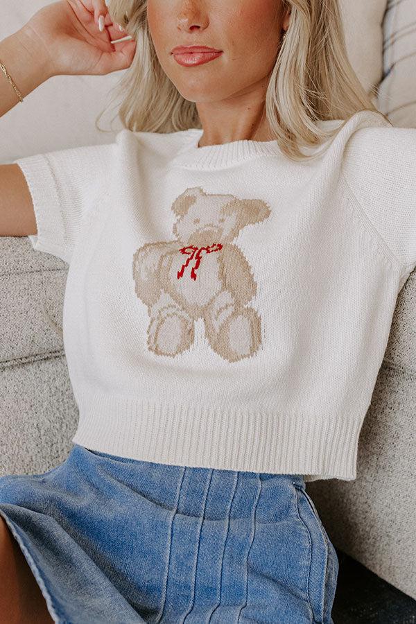 Impressions Beary Sweet Knit Top