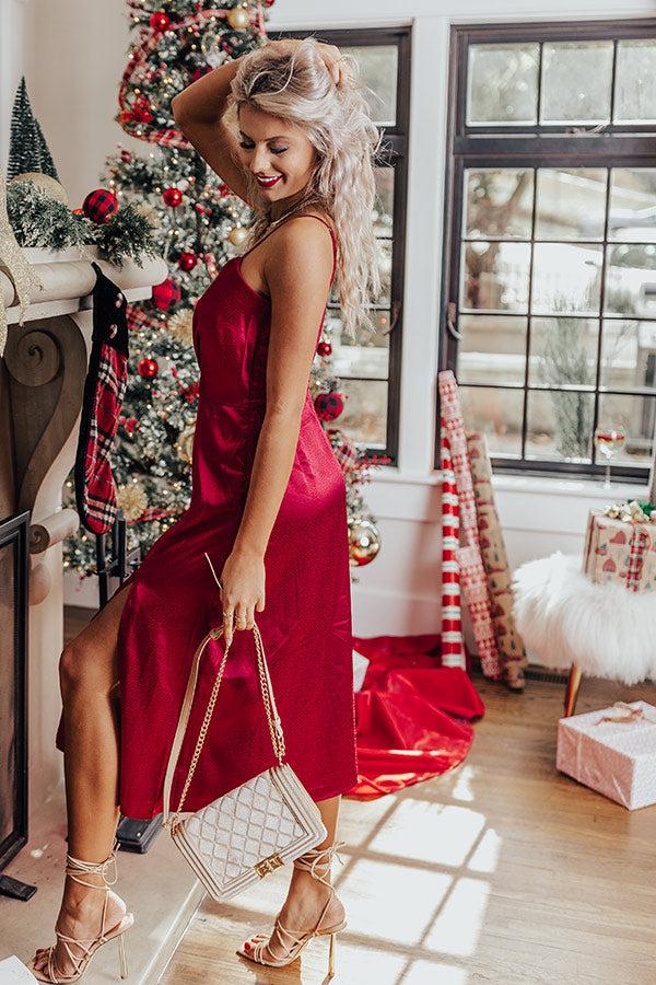 Impressions Before Happy Hour Satin Midi