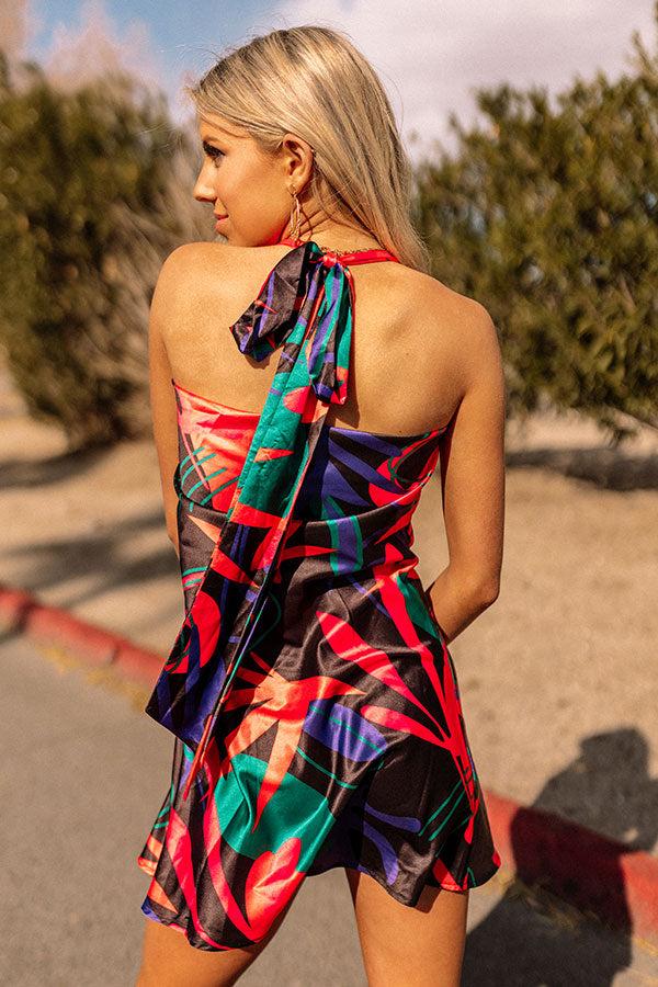 Impressions Belize Me Satin Dress