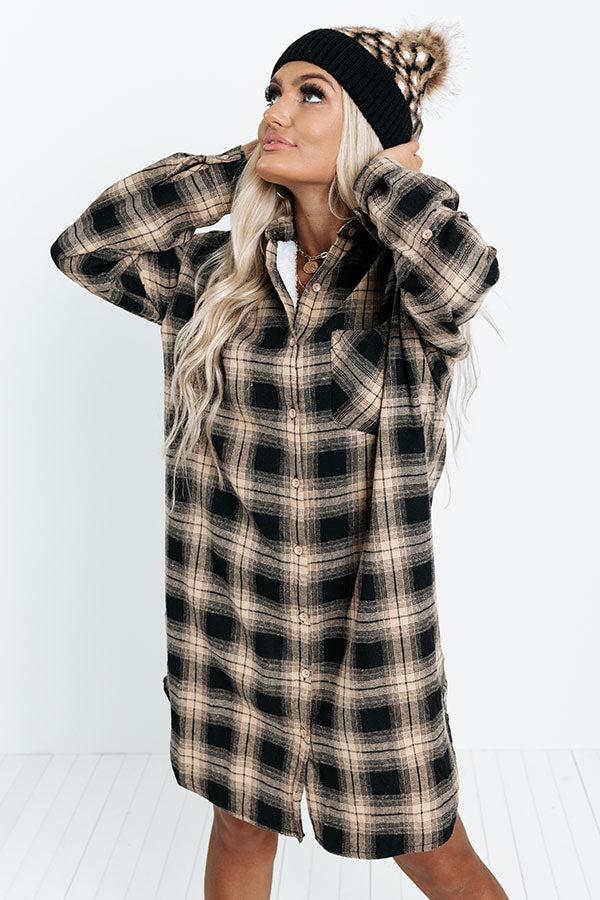 Impressions Beside The Fire Sherpa Lined Dress