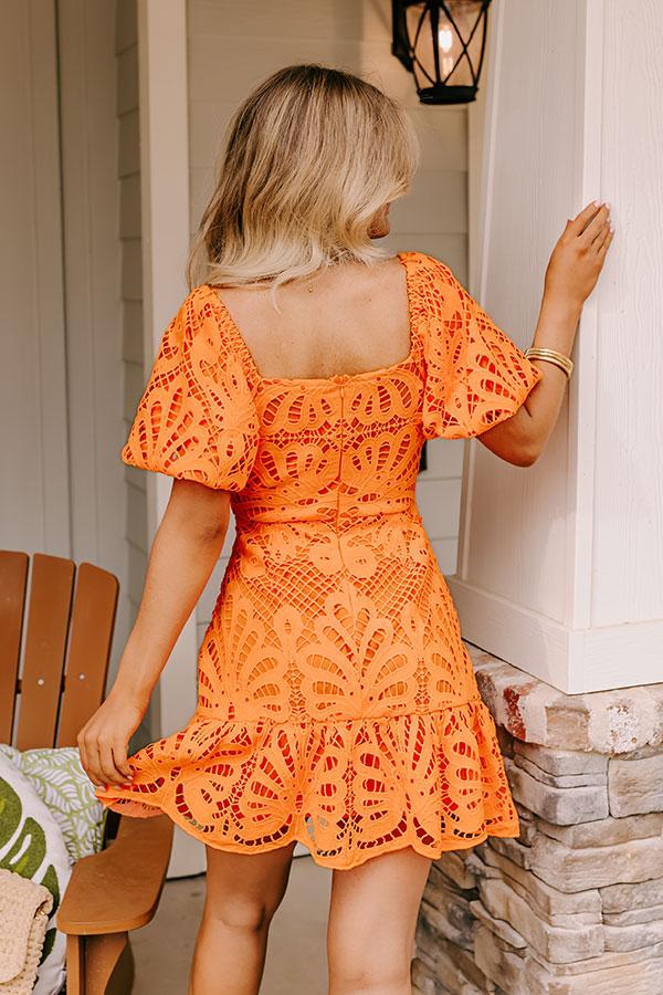 Impressions Best Party Ever Crochet Mini Dress