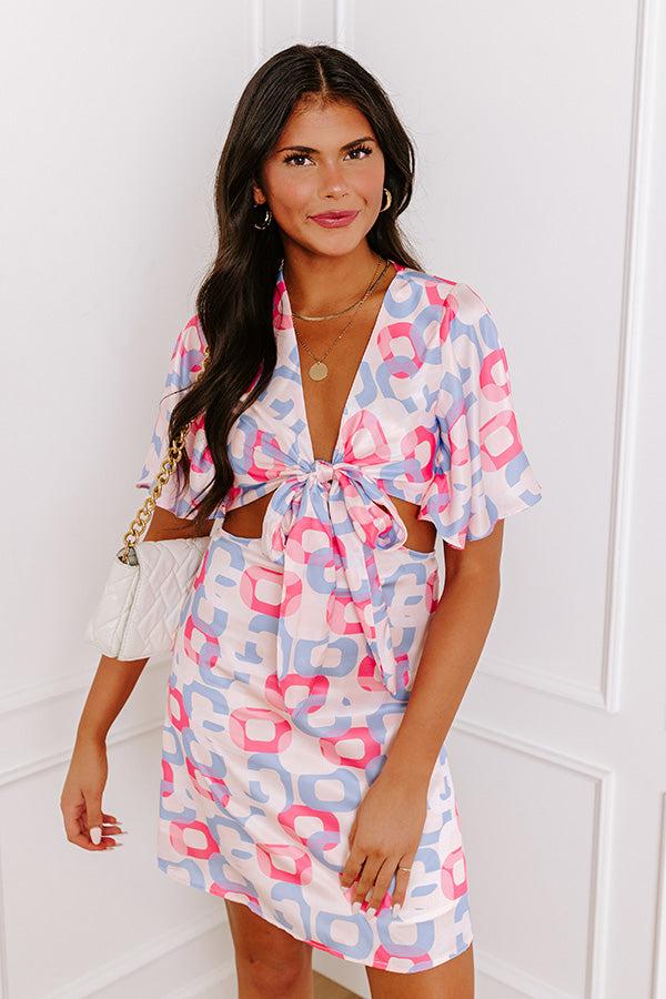 Impressions Better With Bubbly Cut Out Dress