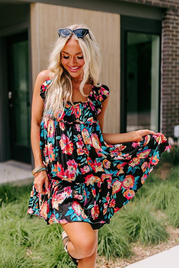 Impressions Beyond A Memory Shift Dress In Black