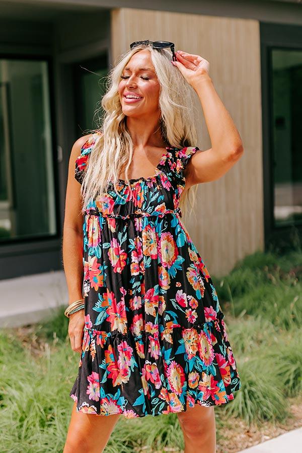 Impressions Beyond A Memory Shift Dress In Black