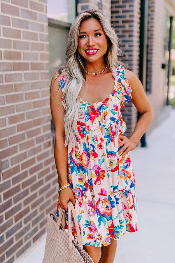 Impressions Beyond A Memory Shift Dress In Cream