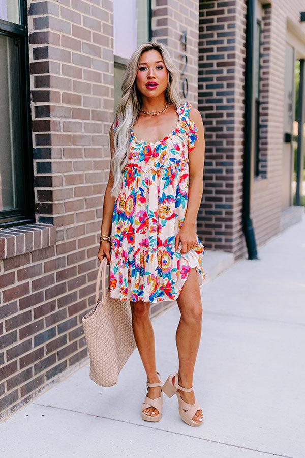 Impressions Beyond A Memory Shift Dress In Cream