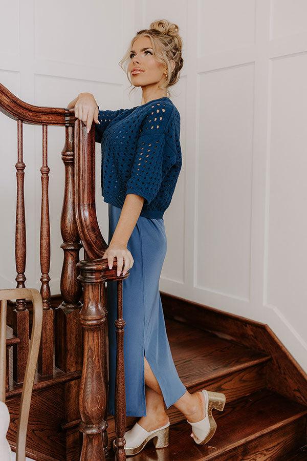 Impressions Bistro Cutie Satin Midi Dress Set