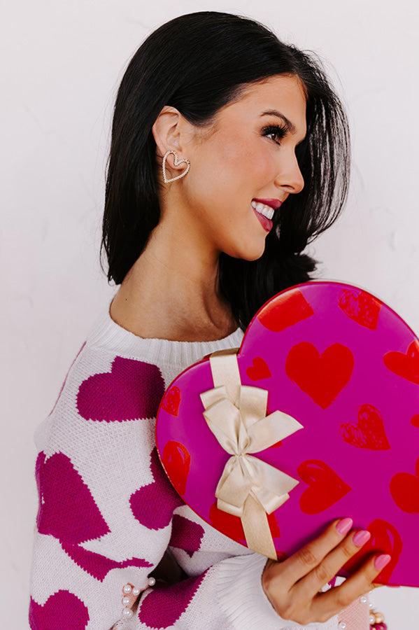 Impressions Bliss & Love Earrings In Pearl