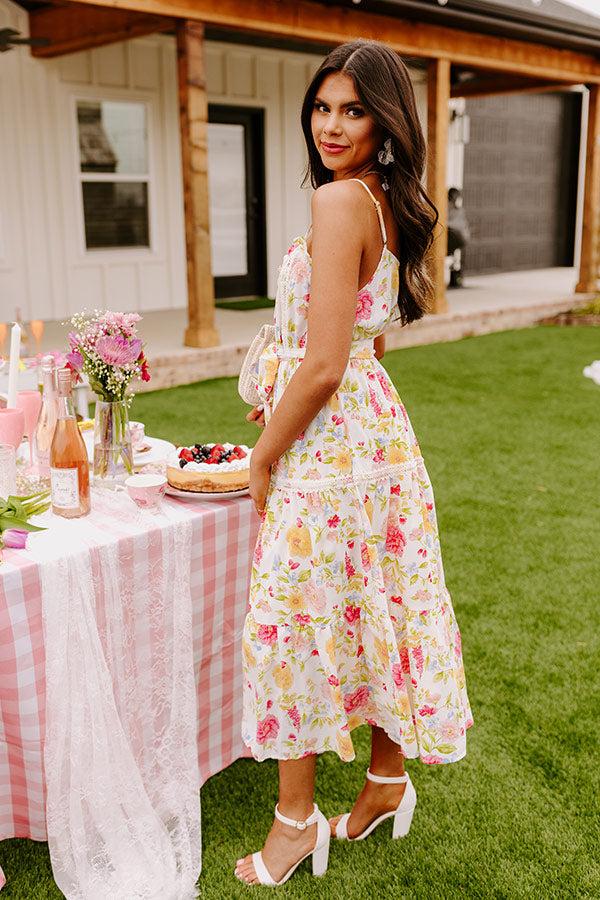 Impressions Blissful Blessings Floral Midi