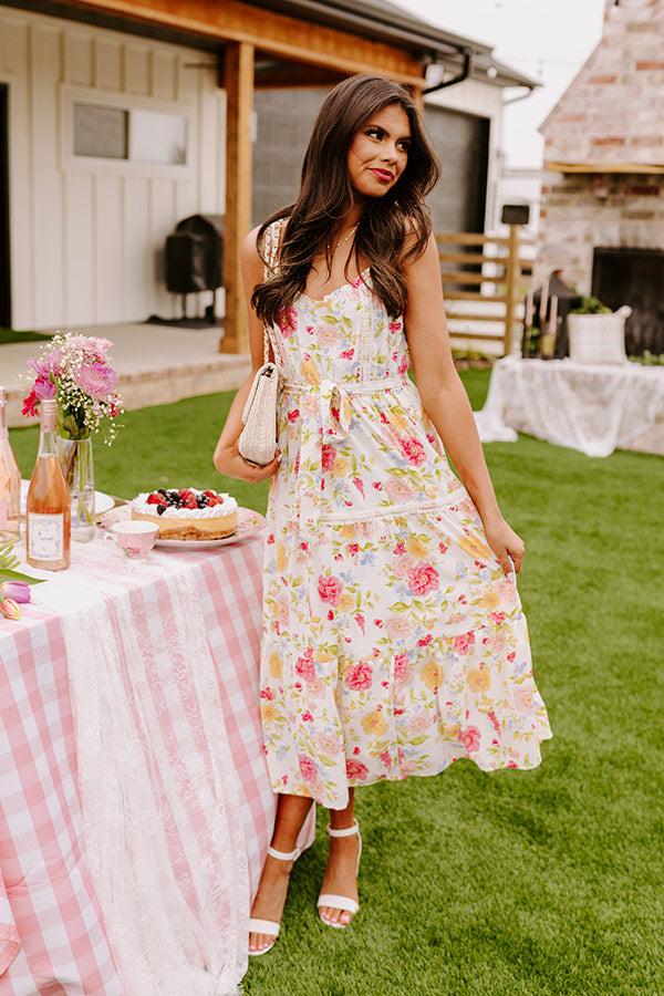 Impressions Blissful Blessings Floral Midi