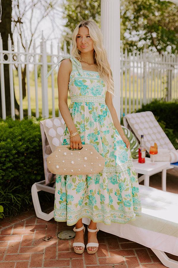 Impressions Bloom And Grace Floral Midi Dress