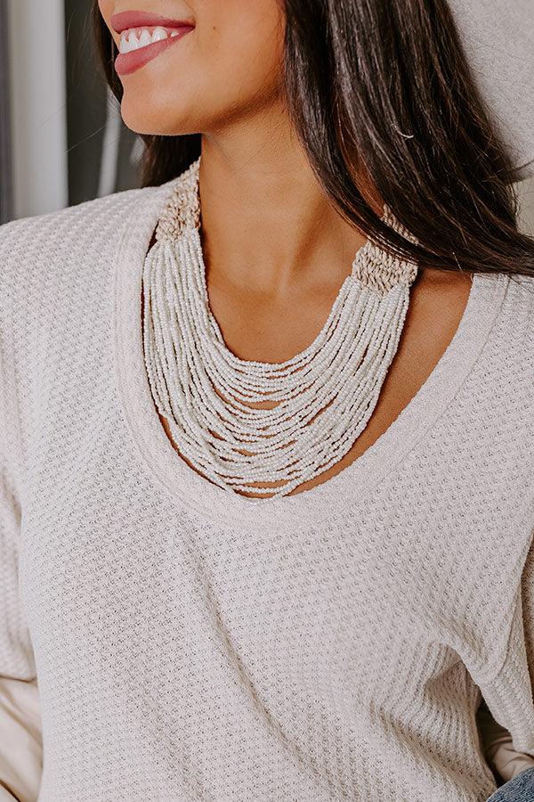 Impressions Boarding First Class Beaded Necklace