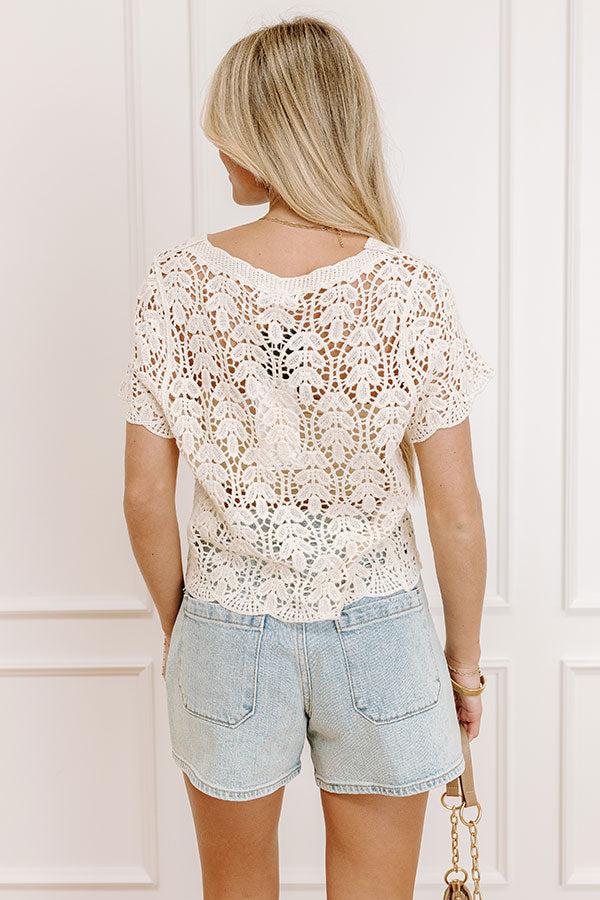 Impressions Boho Feels Crochet Top