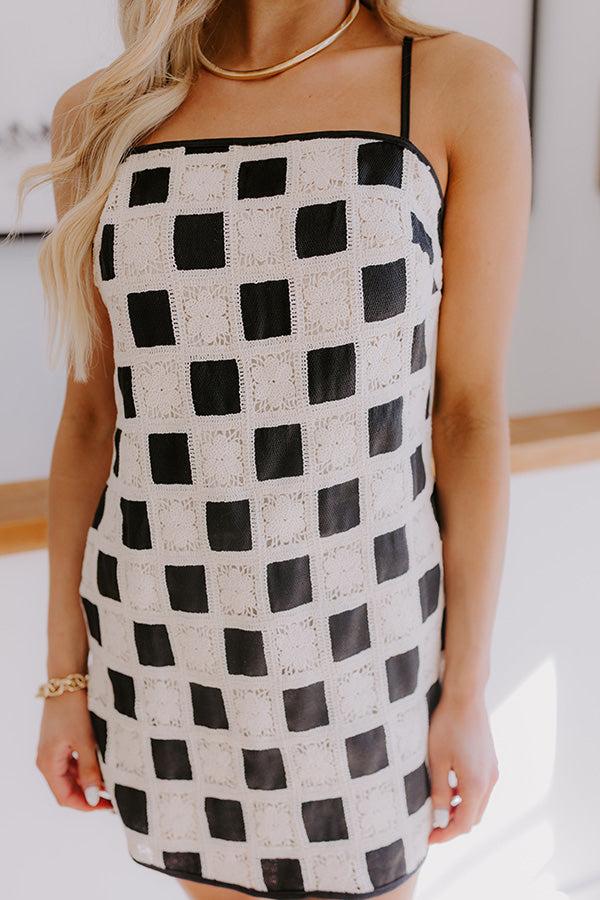 Impressions Boho Lifestyle Crochet Mini Dress