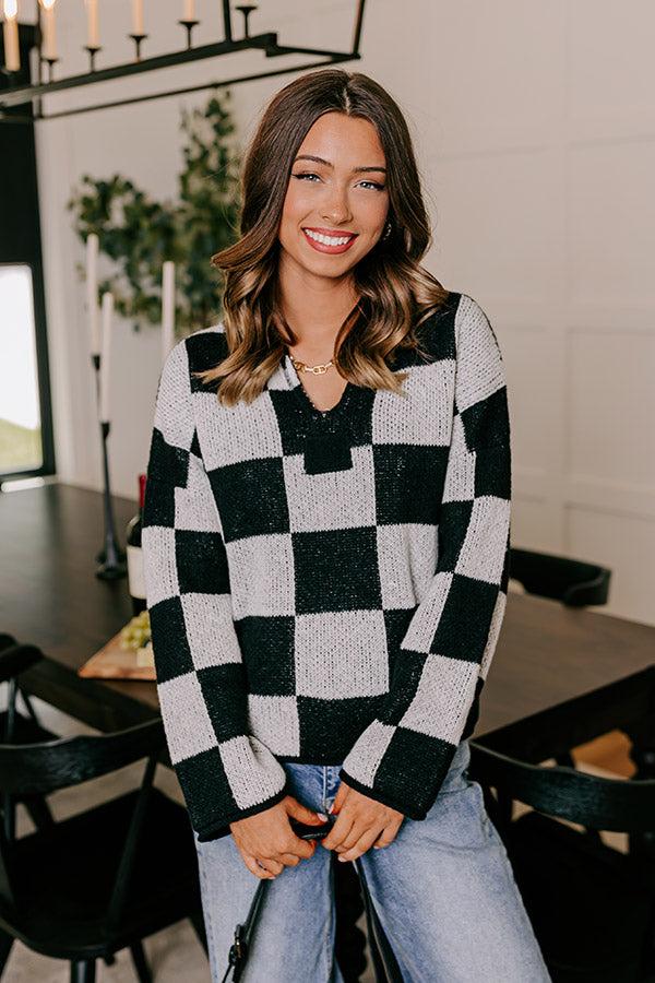 Impressions Bonfire Bliss Knit Sweater in White