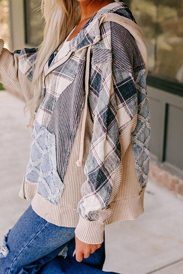 Impressions Bonfire Party Waffle Knit Jacket