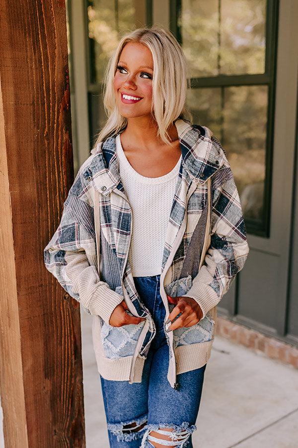 Impressions Bonfire Party Waffle Knit Jacket