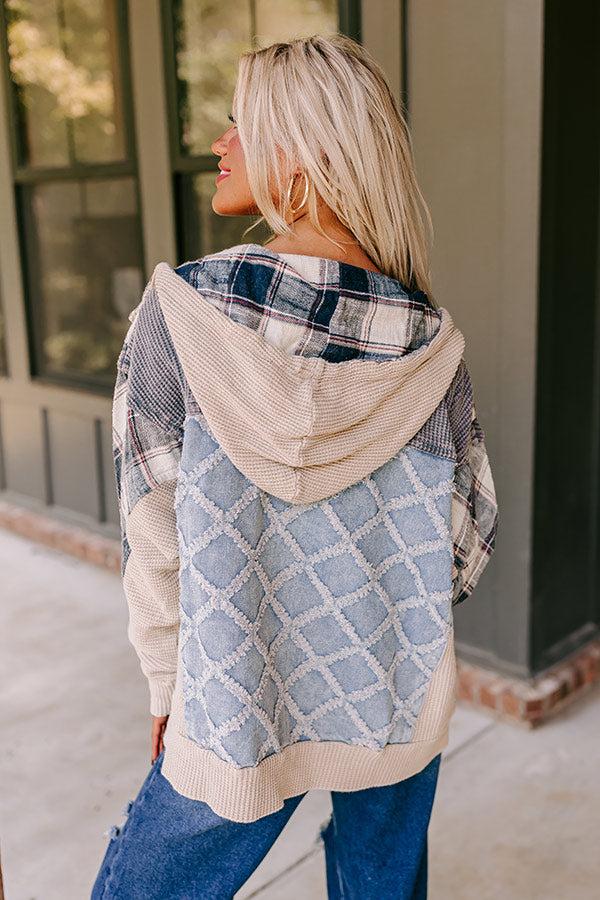 Impressions Bonfire Party Waffle Knit Jacket