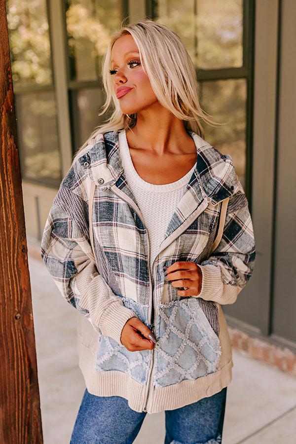 Impressions Bonfire Party Waffle Knit Jacket