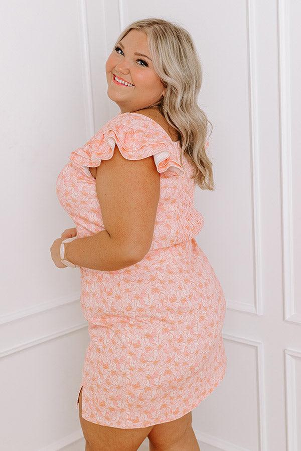 Impressions Bora Bora Trip Floral Crop Top Curves