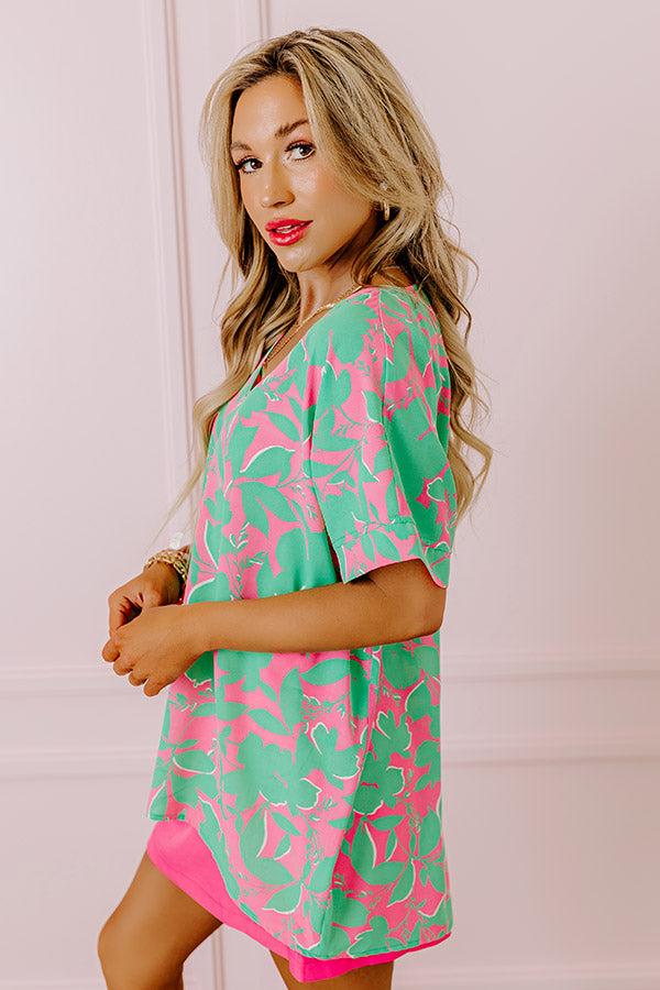 Impressions Botanic Bloom Shift Top