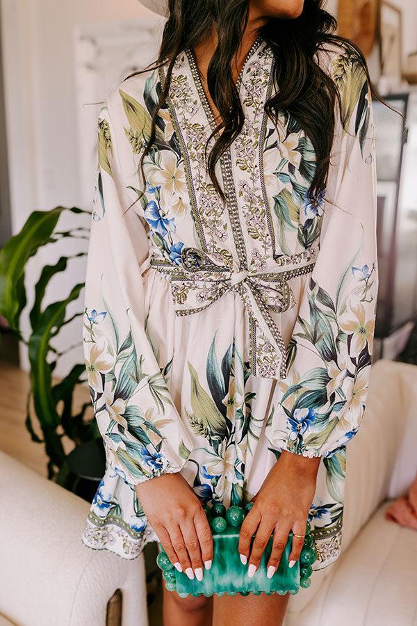 Impressions Botanical Happiness Mini Dress