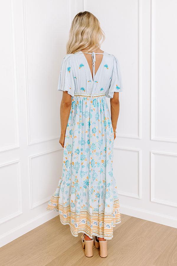 Impressions Breezy Blossom Embroidered Maxi