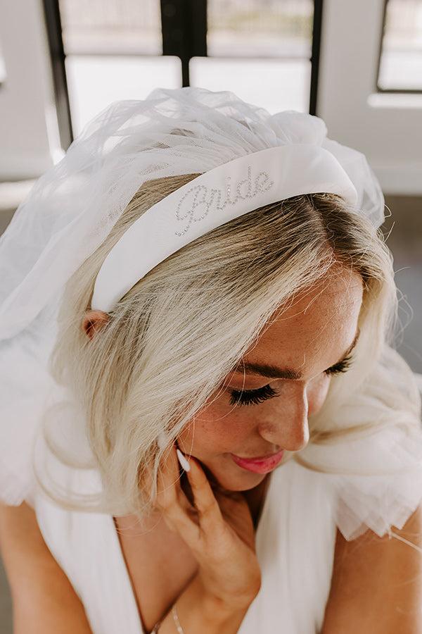 Impressions Bride Embellished Veil Headband
