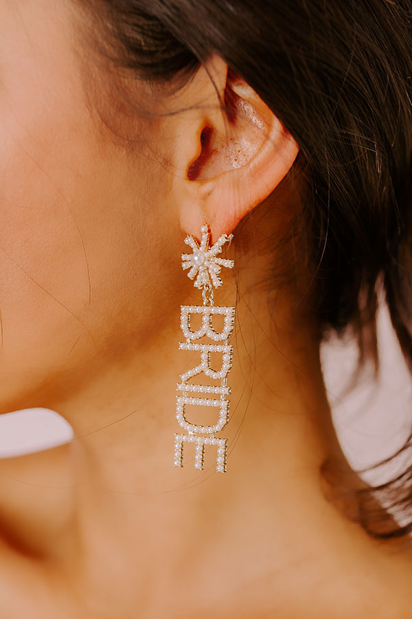 Impressions Bride Pearl Earrings