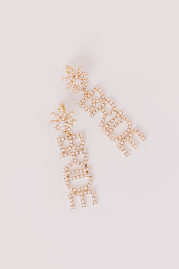 Impressions Bride Pearl Earrings