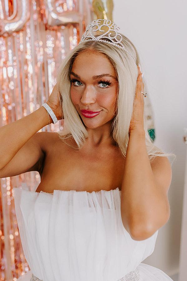 Impressions Bride To Be Rhinestone Heart Tiara