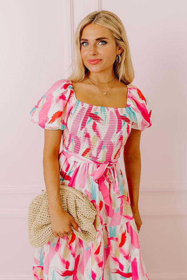 Impressions Brighter Days Smocked Midi