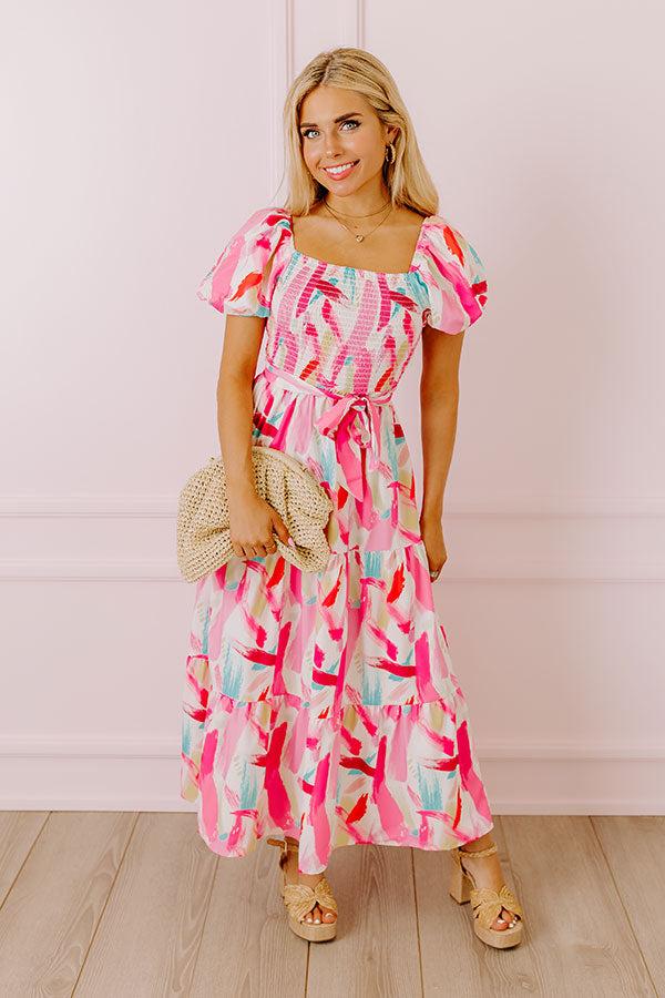 Impressions Brighter Days Smocked Midi