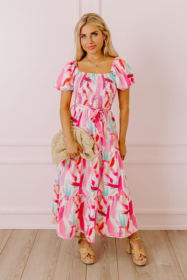 Impressions Brighter Days Smocked Midi