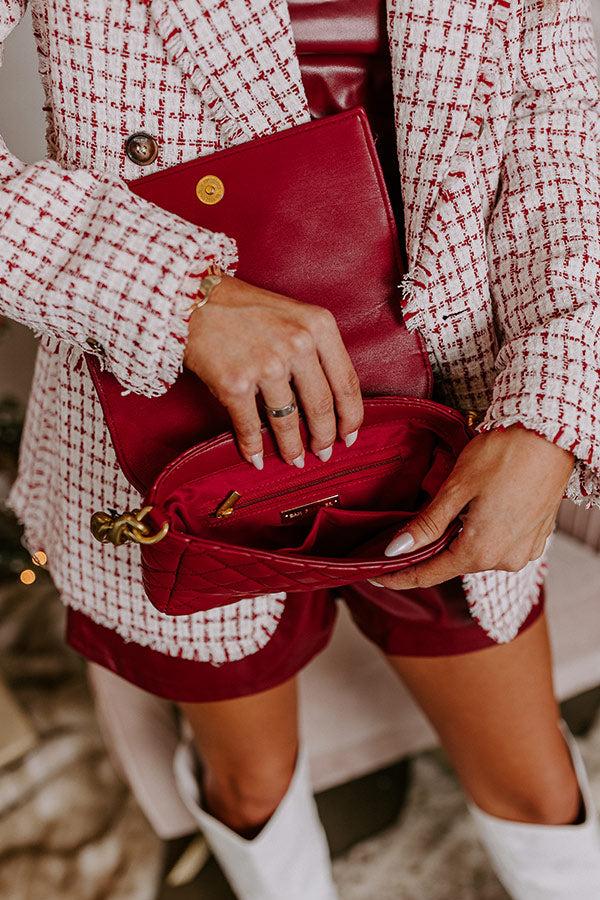 Impressions Brisk Evening Crossbody In Red
