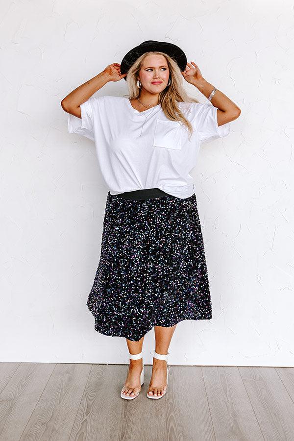Impressions Broadway Lights Sequin Skirt Curves