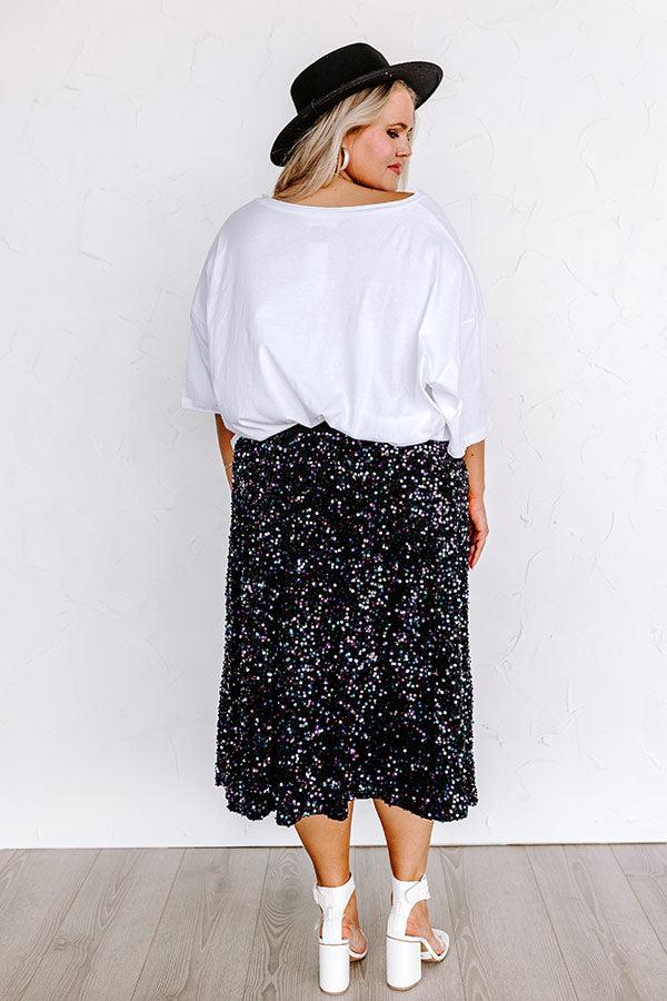 Impressions Broadway Lights Sequin Skirt Curves