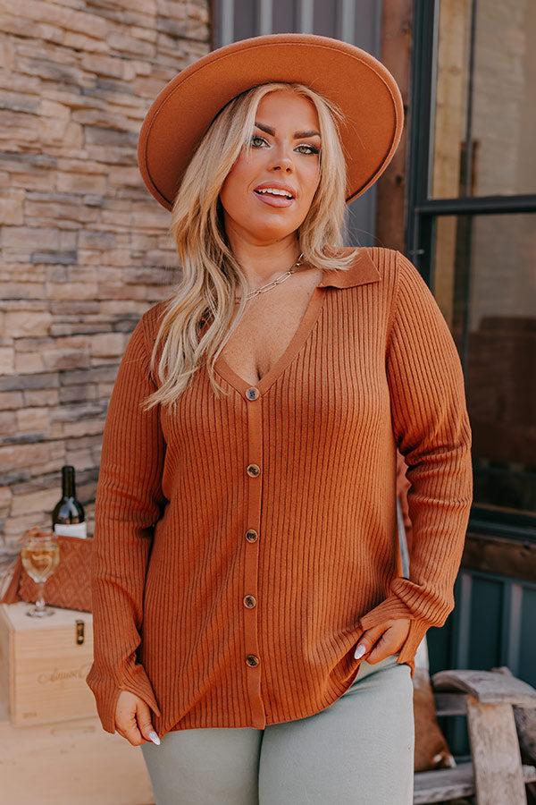 Impressions Brown Sugar Smiles Ribbed Top Curves