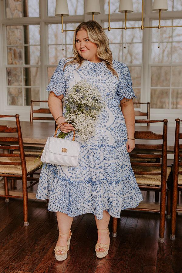 Impressions Brunch and Bubbly Eyelet Midi Curves