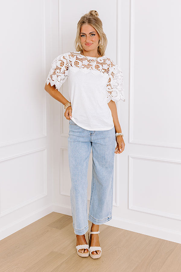 Impressions Brunch Bliss Crochet Top