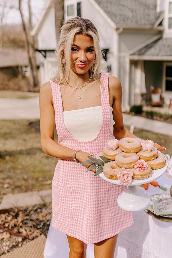 Impressions Brunch Voyage Houndstooth Mini Dress