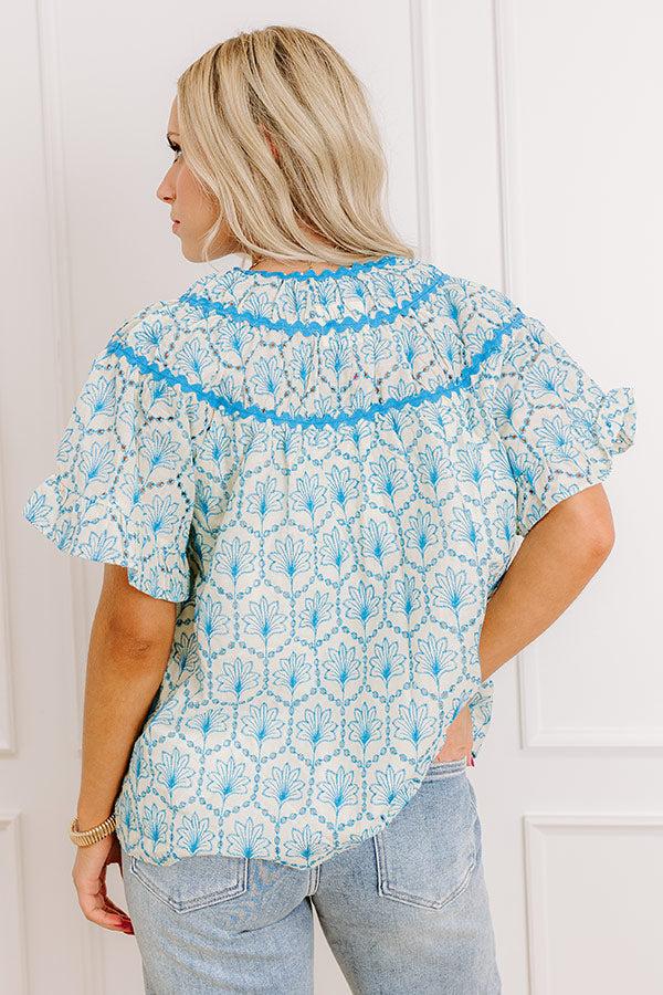 Impressions Brunching With Besties Eyelet Top