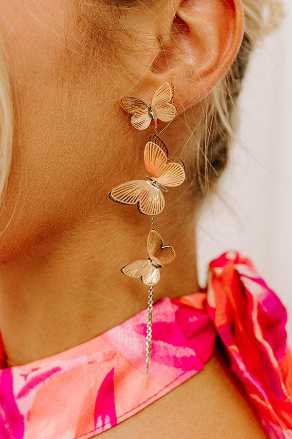 Impressions Butterfly Kisses Drop Earrings